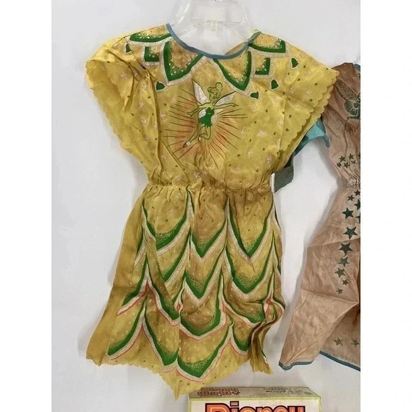 Vintage Ben Cooper Halloween (2) Costumes Wand Wings Mask Tinkerbell Walt Disney - Picture 5 of 16